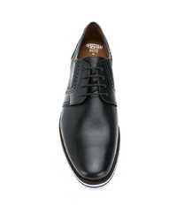 schwarze Leder Derby Schuhe von Lloyd