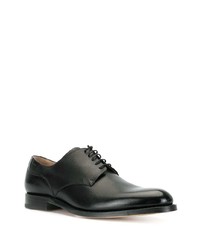 schwarze Leder Derby Schuhe von Bally