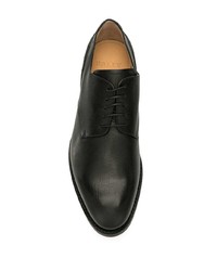 schwarze Leder Derby Schuhe von Bally