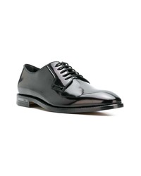 schwarze Leder Derby Schuhe von Tod's