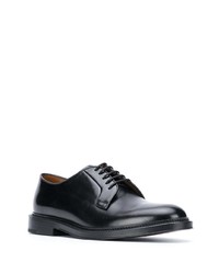 schwarze Leder Derby Schuhe von Henderson Baracco