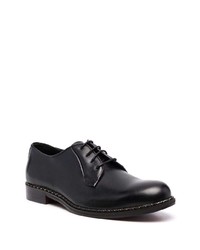 schwarze Leder Derby Schuhe von Giuliano Galiano