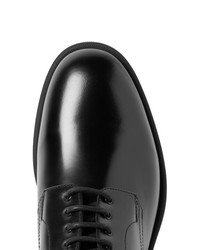 schwarze Leder Derby Schuhe von Dunhill