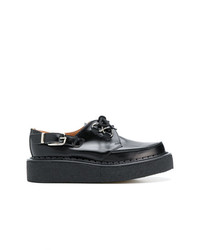 schwarze Leder Derby Schuhe von Comme Des Garcons Homme Plus