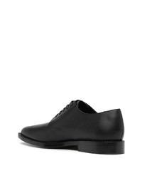 schwarze Leder Derby Schuhe von Comme Des Garcons Homme Plus