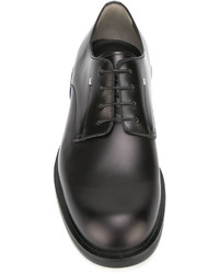 schwarze Leder Derby Schuhe von Fendi