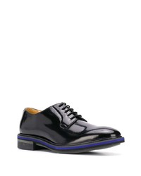 schwarze Leder Derby Schuhe von Paul Smith