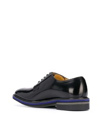 schwarze Leder Derby Schuhe von Paul Smith