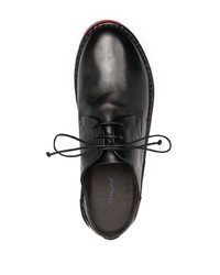 schwarze Leder Derby Schuhe von Marsèll