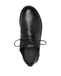 schwarze Leder Derby Schuhe von Marsèll