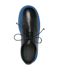 schwarze Leder Derby Schuhe von Marsèll