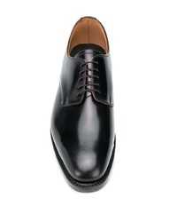 schwarze Leder Derby Schuhe von Sandro Paris