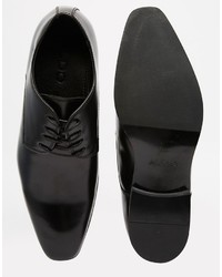 schwarze Leder Derby Schuhe von Aldo