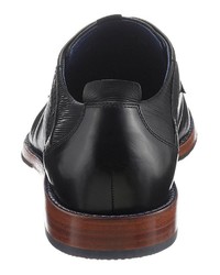 schwarze Leder Derby Schuhe von Daniel Hechter