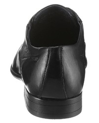 schwarze Leder Derby Schuhe von Daniel Hechter