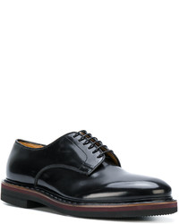 schwarze Leder Derby Schuhe von Premiata