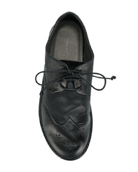 schwarze Leder Derby Schuhe von Marsèll