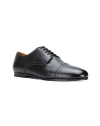 schwarze Leder Derby Schuhe von Bally