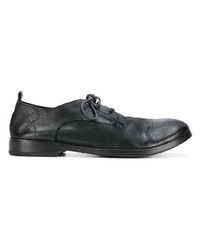 schwarze Leder Derby Schuhe von Marsèll