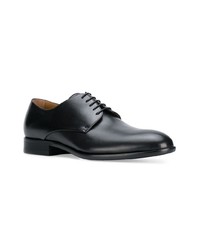 schwarze Leder Derby Schuhe von BOSS HUGO BOSS