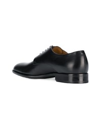 schwarze Leder Derby Schuhe von BOSS HUGO BOSS