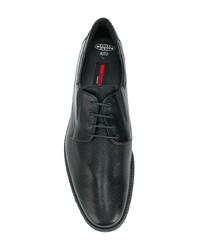 schwarze Leder Derby Schuhe von Lloyd