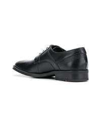 schwarze Leder Derby Schuhe von Lloyd