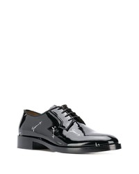 schwarze Leder Derby Schuhe von Givenchy