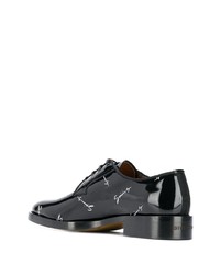 schwarze Leder Derby Schuhe von Givenchy