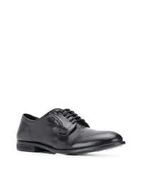 schwarze Leder Derby Schuhe von Leqarant