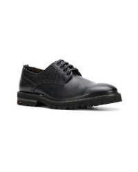 schwarze Leder Derby Schuhe von Lloyd