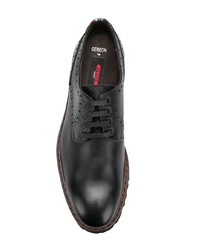 schwarze Leder Derby Schuhe von Lloyd