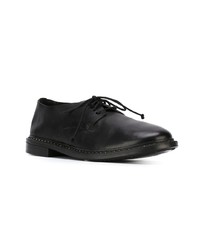 schwarze Leder Derby Schuhe von Marsèll