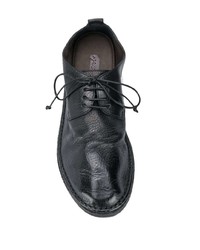 schwarze Leder Derby Schuhe von Marsèll