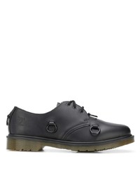 schwarze Leder Derby Schuhe von Dr. Martens