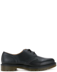 schwarze Leder Derby Schuhe von Dr. Martens