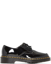 schwarze Leder Derby Schuhe von Dr. Martens