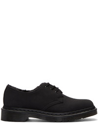 schwarze Leder Derby Schuhe von Dr. Martens