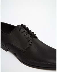 schwarze Leder Derby Schuhe von Aldo