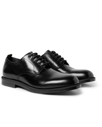 schwarze Leder Derby Schuhe von Dunhill