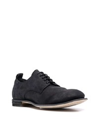 schwarze Leder Derby Schuhe von Officine Creative