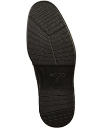 schwarze Leder Derby Schuhe von Ecco