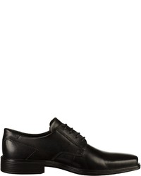 schwarze Leder Derby Schuhe von Ecco