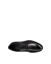 schwarze Leder Derby Schuhe von Ecco