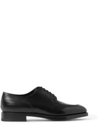 schwarze Leder Derby Schuhe von Edward Green