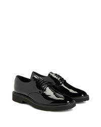 schwarze Leder Derby Schuhe von Giuseppe Zanotti