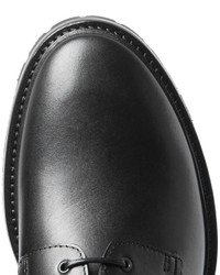 schwarze Leder Derby Schuhe von Lanvin