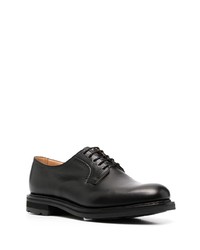 schwarze Leder Derby Schuhe von Church's