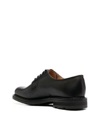 schwarze Leder Derby Schuhe von Church's