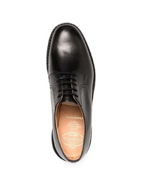 schwarze Leder Derby Schuhe von Church's